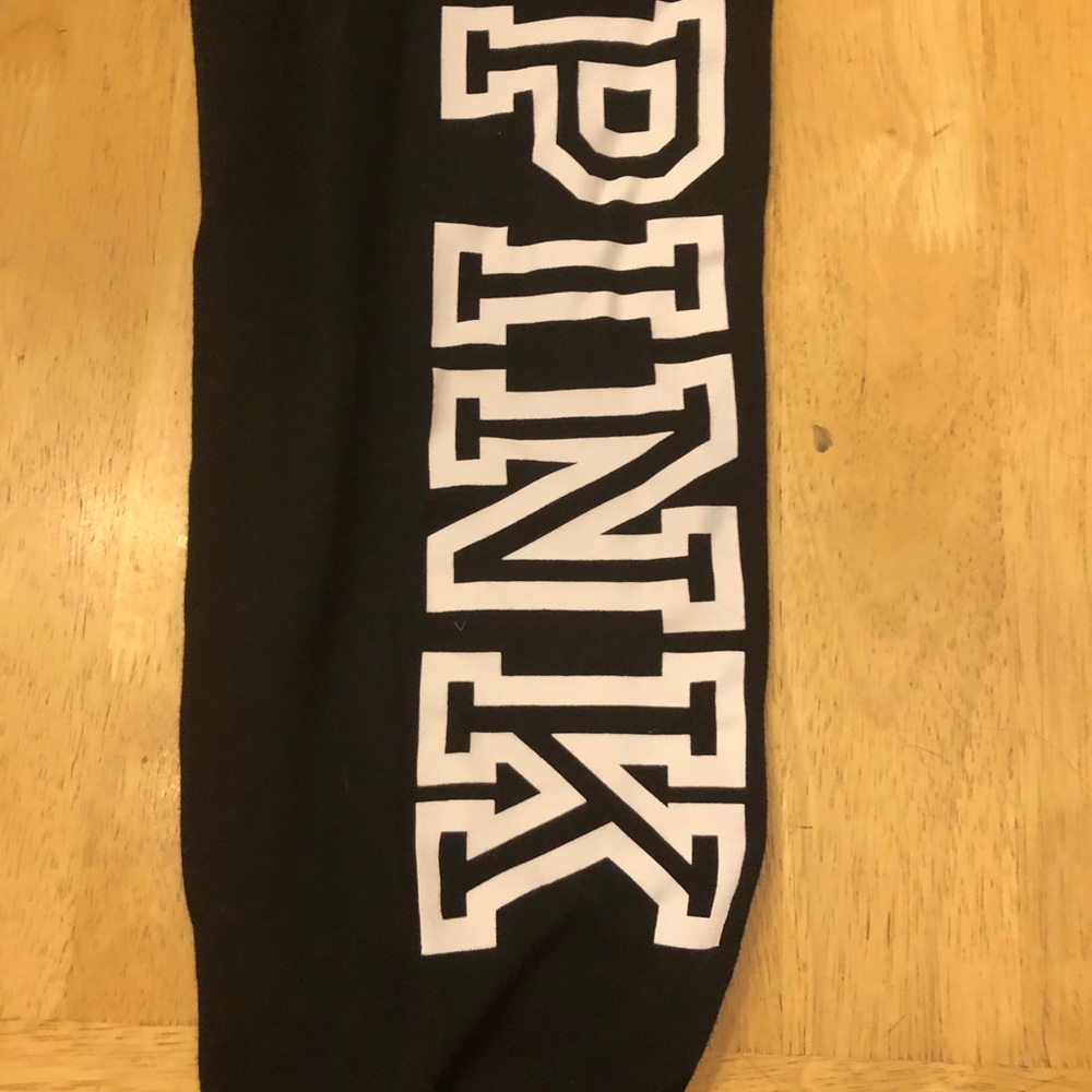 PINK Victoria's Secret Black Joggers